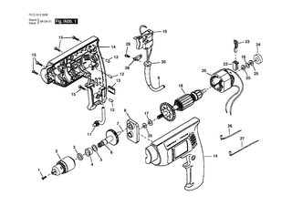 BOSCH Kabelschelle | Ersatzteile f�r 6125-80, 6225-80 - 2610064973