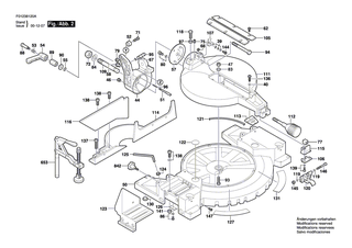 BOSCH Scheibe | Ersatzteile f�r GKG 24 V, GCM 10 - 2610309996