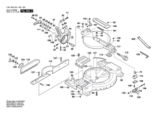 BOSCH Scheibe | Ersatzteile f�r GKG 24 V, GCM 10 - 2610309996