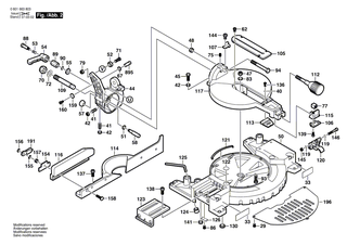 BOSCH Scheibe | Ersatzteile f�r GKG 24 V, GCM 10 - 2610309996