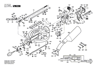 BOSCH Schraube 18,9 MM | Ersatzteile f�r GCM 10 SD, GCM 12 SD - 2610327859