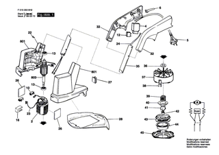 BOSCH Schutz | Ersatzteile f�r 536H1, 536H2 - 2610340594