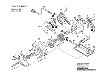 BOSCH Pendelschutzhaube | Ersatzteile f�r 5250-80, HD 5550-41 - 2610341268