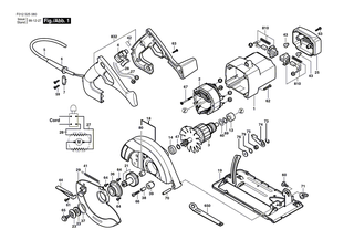 BOSCH Anschlusskabel 385 MM | Ersatzteile f�r 1855, 5164 - 2610341377