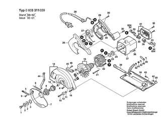 BOSCH Anschlag | Ersatzteile f�r 1855, 5164 - 2610341394