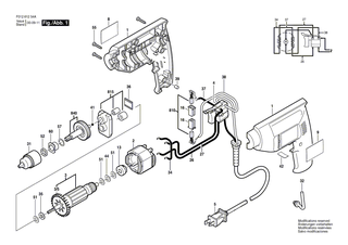 BOSCH Ein/Aus-Schalter | Ersatzteile f�r 6125-80, 6420-80 - 2610346603