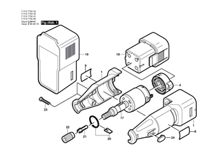 BOSCH Schraube | Ersatzteile f�r PSR 2,4 V, 2106 - 2610347948