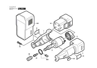 BOSCH Schraube | Ersatzteile f�r PSR 2,4 V, 2106 - 2610347948