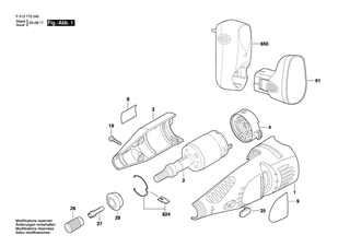 BOSCH Schraube | Ersatzteile f�r PSR 2,4 V, 2106 - 2610347948