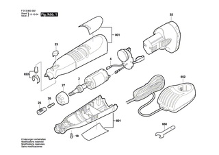 BOSCH Schraube | Ersatzteile f�r PSR 2,4 V, 2106 - 2610347948