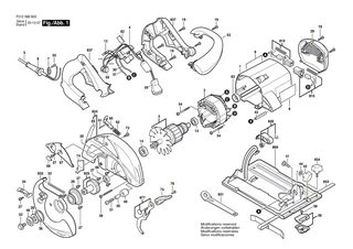 BOSCH Rillenkugellager | Ersatzteile f�r GKS 65, GKS 65 CE - 2610350311