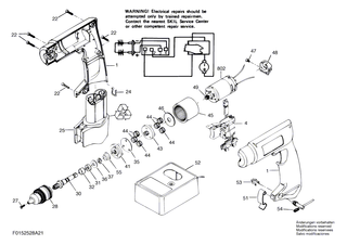BOSCH Schl�ssel | Ersatzteile f�r 2400U1, 2450U1 - 2610351010