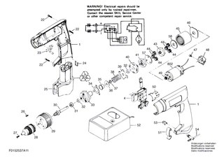 BOSCH Schl�ssel | Ersatzteile f�r 2400U1, 2450U1 - 2610351010