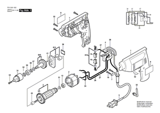 BOSCH Schl�ssel | Ersatzteile f�r 2400U1, 2450U1 - 2610351010