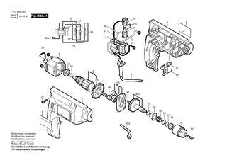 BOSCH Bundlager | Ersatzteile f�r 6125-80, 6225-80 - 2610352019