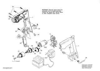BOSCH Hebel | Ersatzteile f�r 2072, 2140 - 2610352624