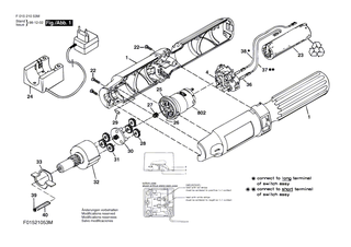 BOSCH Elektromotor 2,4-3,6V | Ersatzteile f�r PSR 2,4 V, 2106 - 2610352716