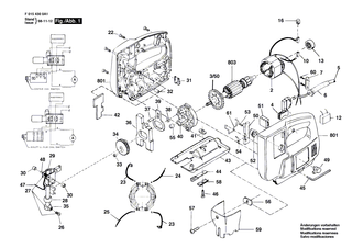 BOSCH Halter | Ersatzteile f�r 4115-80, 4225-80 - 2610352727