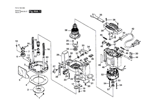 BOSCH Platte | Ersatzteile f�r 1810, 1825 - 2610353425