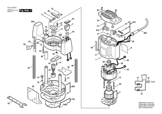 BOSCH Platte | Ersatzteile f�r 1810, 1825 - 2610353425