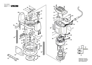 BOSCH Platte | Ersatzteile f�r 1810, 1825 - 2610353425