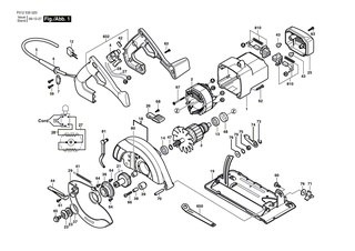 BOSCH Schraube ROT | Ersatzteile f�r HD 5660-41, HD 5660-80 - 2610354611