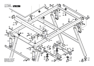 BOSCH Schraube | Ersatzteile f�r GTS 10, Stativ - 2610355278