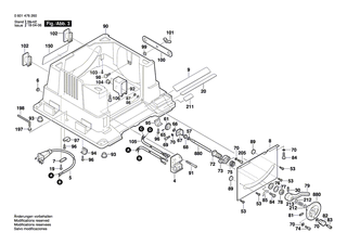 BOSCH Scheibe | Ersatzteile f�r GTS 10, GTS 10 XC - 2610355570