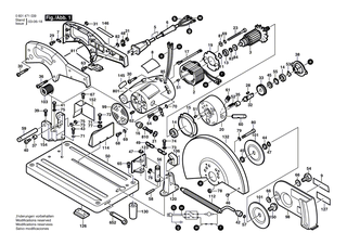 BOSCH Scheibe | Ersatzteile f�r GTS 10, GTS 10 XC - 2610355570