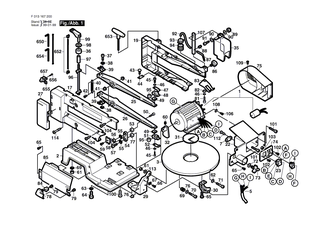 BOSCH Sechskantmutter | Ersatzteile f�r GCM 10 SD, GCM 12 SD - 2610358521