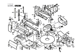 BOSCH Sechskantmutter | Ersatzteile f�r GCM 10 SD, GCM 12 SD - 2610358521