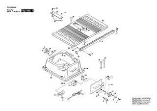 BOSCH Schraube | Ersatzteile f�r GTS 10, GTS 10 XC - 2610358844