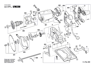 BOSCH Netzanschlussleitung EU 2,65m 2 x 1,0mm H05 VV-F | Ersatzteile f�r KS 5500 PLUS, PKS 46 - 2610362954