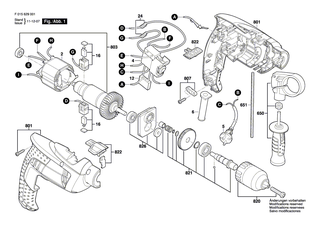 BOSCH Netzanschlussleitung EU 2,65m 2 x 1,0mm H05 VV-F | Ersatzteile f�r KS 5500 PLUS, PKS 46 - 2610362954