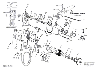 BOSCH Schraube | Ersatzteile f�r 9450, 9460 - 2610367838