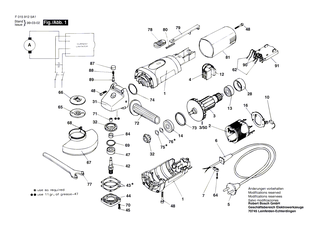 BOSCH Schraube | Ersatzteile f�r 9450, 9460 - 2610367838