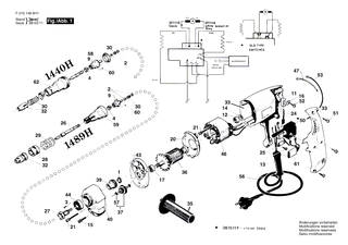 BOSCH Elektr Leitung | Ersatzteile f�r 1418H1, 1490H1 - 2610371114
