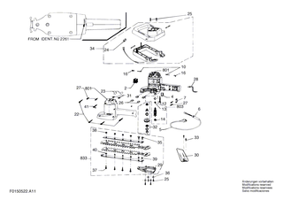 BOSCH Netzanschlussleitung CH 2,75m 2 x 1,0mm H05 VV-F | Ersatzteile f�r 549H2, 7415 H1 - 2610371799