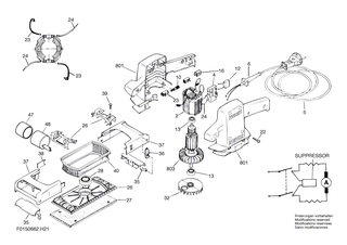 BOSCH Deckel GRAU | Ersatzteile f�r 663H1, 663H2 - 2610372635