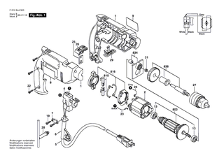 BOSCH Torx-Linsenschraube 8x16 | Ersatzteile f�r PBS 7 A, PBS 7 AE - 2610374916