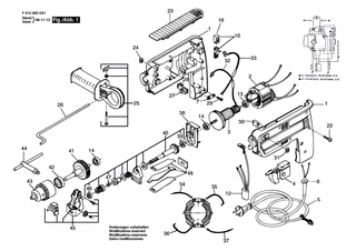BOSCH B�rstenhalter | Ersatzteile f�r 6850 H1, 6851 H1 -...