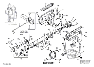 BOSCH B�rstenhalter | Ersatzteile f�r 6850 H1, 6851 H1 - 2610376490
