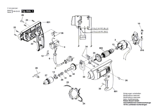 BOSCH Schalter | Ersatzteile f�r 1551H2, 6300 H1 - 2610376869