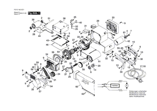 BOSCH Netzanschlussleitung GB 4,15m 2 x 1,0mm HO7 RN-F | Ersatzteile f�r 666H1, 1064 - 2610377160