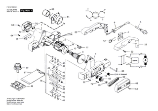 BOSCH Elektr Leitung | Ersatzteile f�r 1100H1, 1200H1 - 2610377376