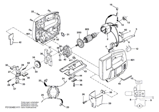 BOSCH Halter | Ersatzteile f�r 479H1, 480H1 - 2610383395