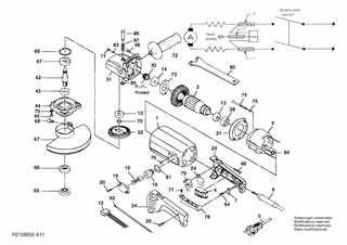 BOSCH Griff | Ersatzteile f�r 9650, 9660 - 2610383423