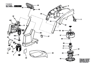 BOSCH Knopf SCHWARZ | Ersatzteile f�r 536H1, 536H2 - 2610384560