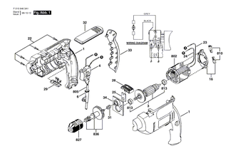 BOSCH Polschuh 230V | Ersatzteile f�r 6460, 6463 - 2610387219