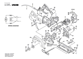 BOSCH Sechskantmutter | Ersatzteile f�r GHO 40-82 C, PKS 40 - 2610387875